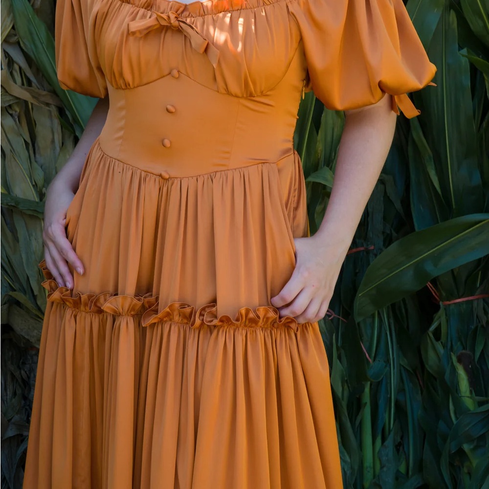 Miss Candyholic Pumpkin Spice Goddess Gown